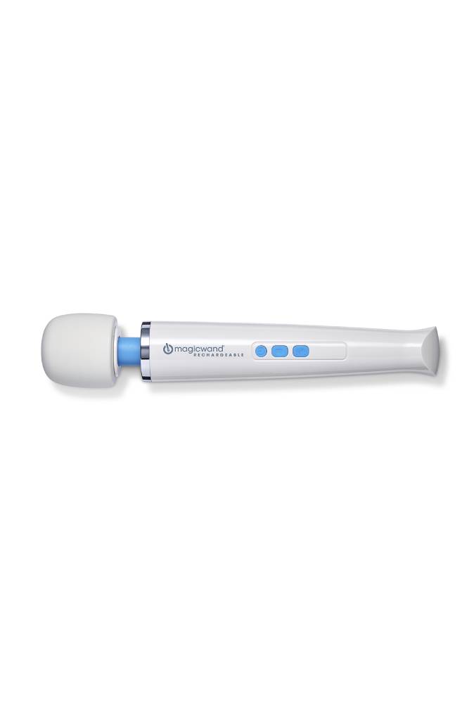 Vibratex Rabbit Vibratex - The Rechargeable Magic Wand Massager - White/Blue | Stag Shop