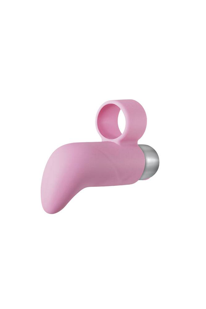 Adam & Eve - Rechargeable Finger Vibe - Pink/Silver - Stag Shop