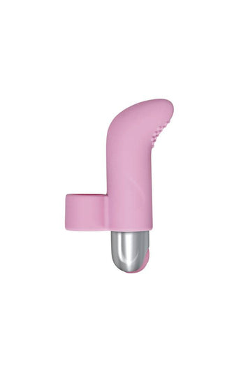 Adam & Eve - Rechargeable Finger Vibe - Pink/Silver - Stag Shop
