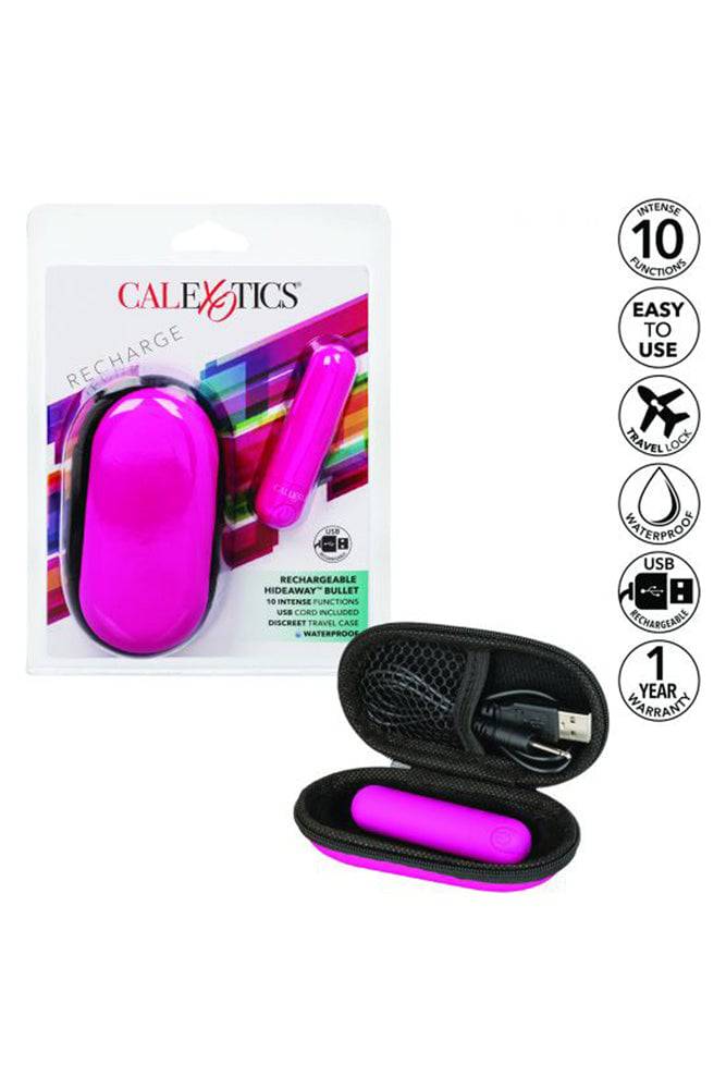 Cal Exotics - Rechargeable Hideaway Bullet - Pink - Stag Shop