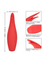 Cal Exotics - Red Hot - Sizzle Fluttering Tip Vibrator - Red - Stag Shop
