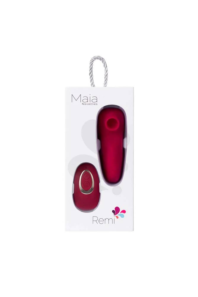 Maia Toys - Remi Remote Control Suction Panty Vibe - Red - Stag Shop