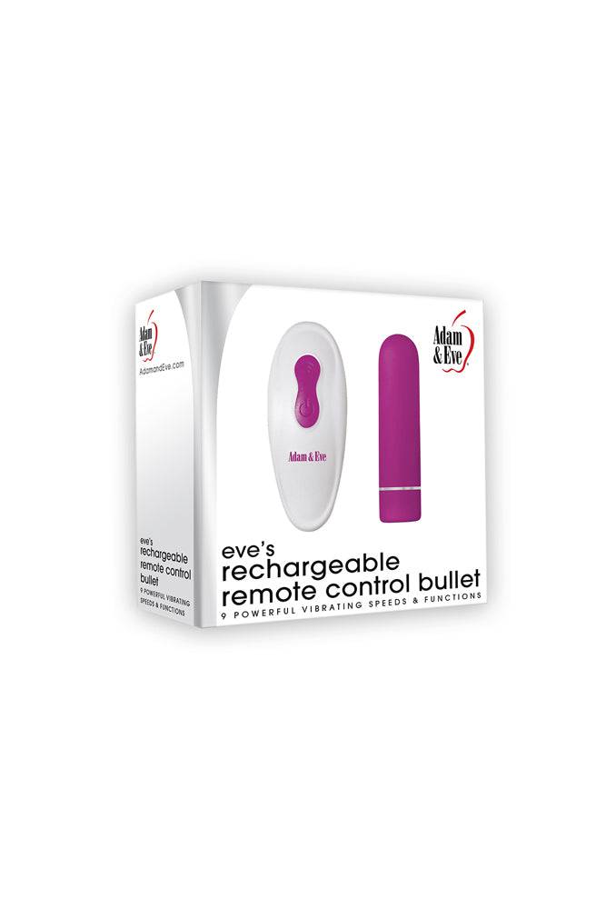 Adam & Eve - Eve's Rechargeable Remote Control Bullet - Pink - Stag Shop