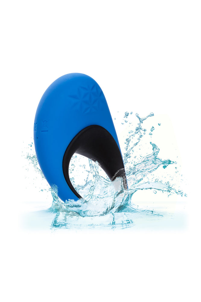 Cal Exotics - Link Up - Max Remote Control Cock Ring - Blue/Black - Stag Shop