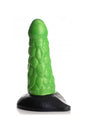 XR Brands - Creature Cocks - Radioactive Reptile Thick Silicone Dildo - Green - Stag Shop