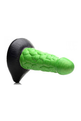 XR Brands - Creature Cocks - Radioactive Reptile Thick Silicone Dildo - Green - Stag Shop