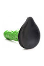 XR Brands - Creature Cocks - Radioactive Reptile Thick Silicone Dildo - Green - Stag Shop