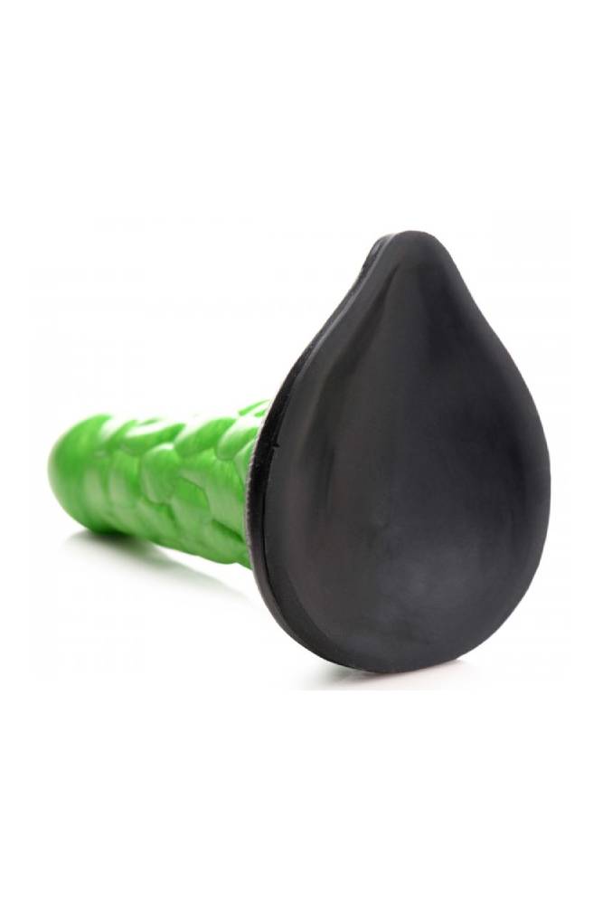 XR Brands - Creature Cocks - Radioactive Reptile Thick Silicone Dildo - Green - Stag Shop