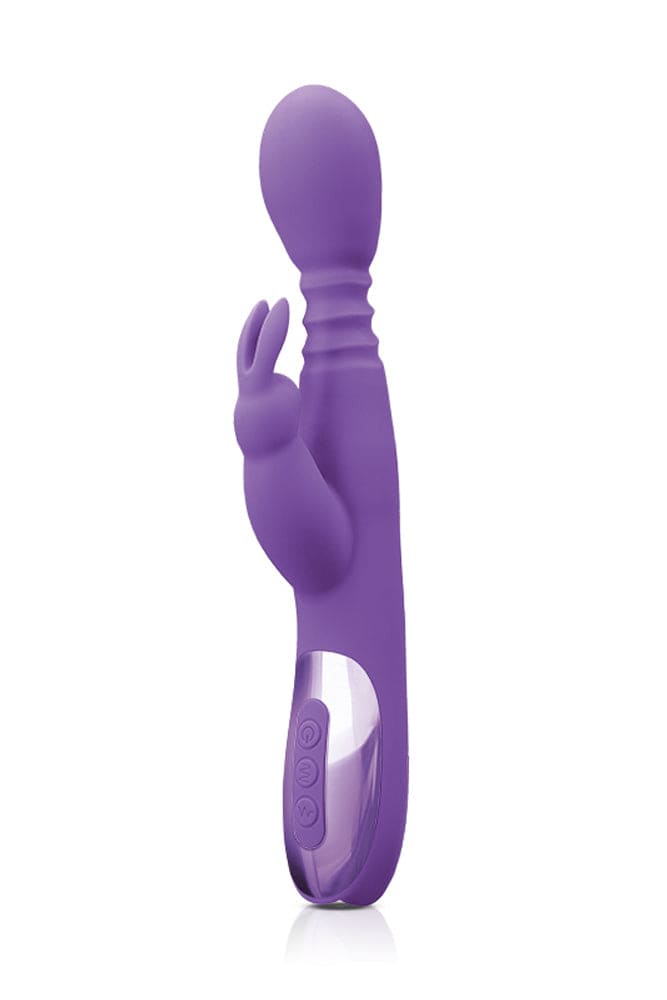 NS Novelties - INYA - Revolve Rabbit Thrusting Vibrator - Purple - Stag Shop