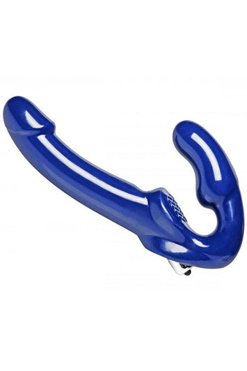 XR Brands - Strap U - Revolver II Vibrating Strapless Strap On Dildo - Stag Shop