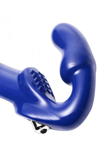XR Brands - Strap U - Revolver II Vibrating Strapless Strap On Dildo - Stag Shop