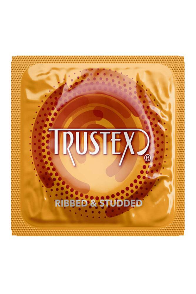Trustex - Ribbed and Studded Condom - Stag Shop