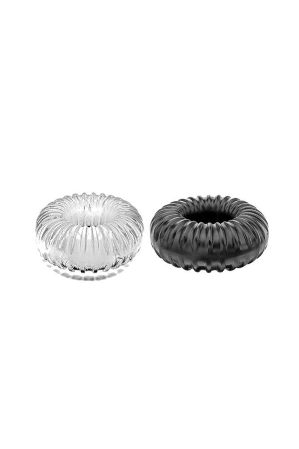 Perfect Fit - Ribbed Cock Ring - Assorted Colours - Stag Shop