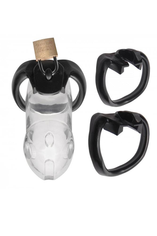 XR Brands - Master Series - Rikers - Locking Chastity Cage - Stag Shop