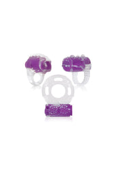 Evolved - Ring True Pleasure Ring Trio - Purple - Stag Shop