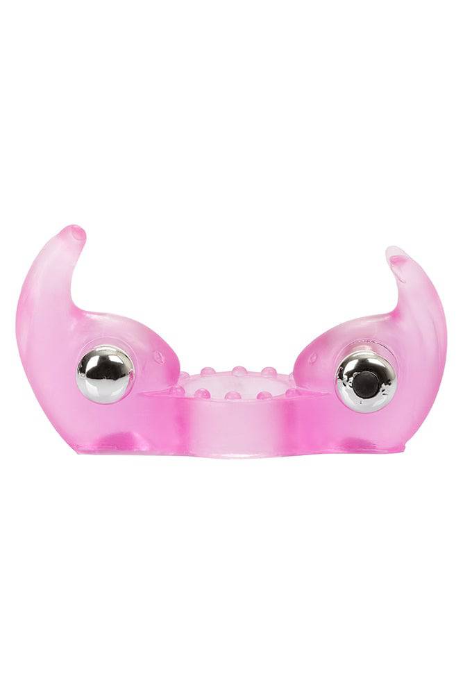 Cal Exotics - Couples Enhancer - Triple Orgasm Enhancer Cock Ring - Pink - Stag Shop