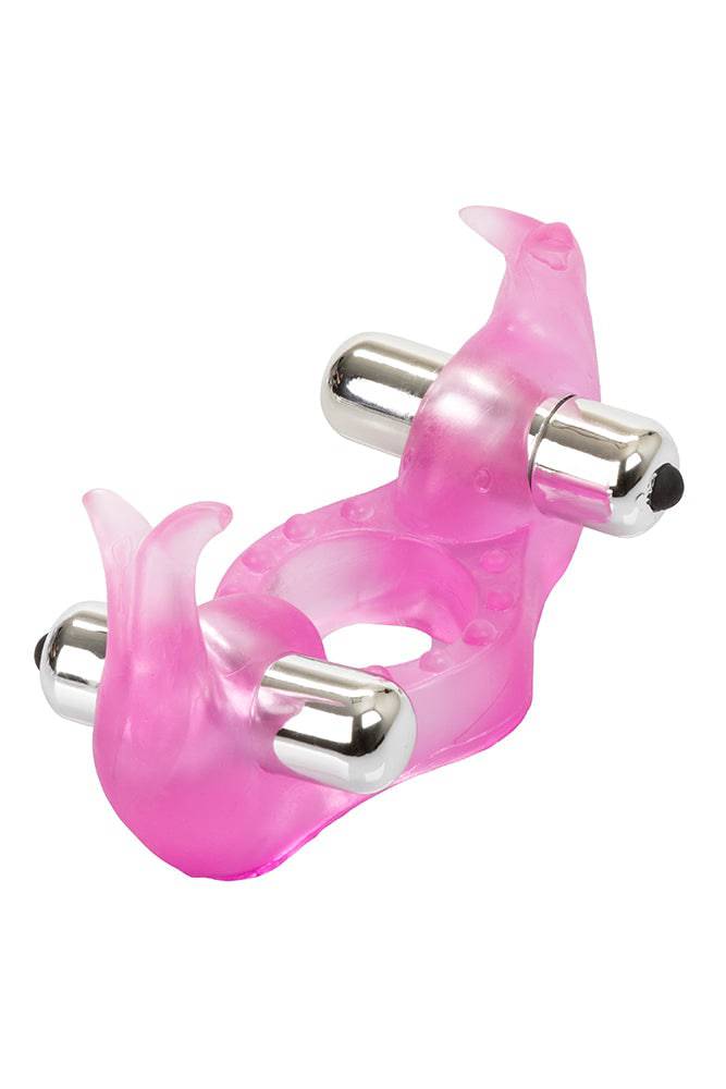 Cal Exotics - Couples Enhancer - Triple Orgasm Enhancer Cock Ring - Pink - Stag Shop