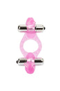 Cal Exotics - Couples Enhancer - Triple Orgasm Enhancer Cock Ring - Pink - Stag Shop