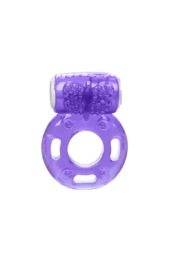 Cal Exotics - Foil Pack - Vibrating Cock Ring - Purple - Stag Shop