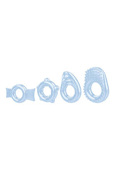 Zero Tolerance - Ring A Ding Ding Cock Ring Set - Blue - Stag Shop