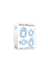 Zero Tolerance - Ring A Ding Ding Cock Ring Set - Blue - Stag Shop