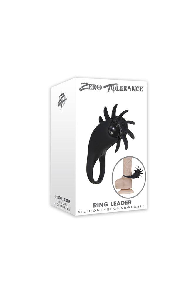 Zero Tolerance - Ring Leader Vibrating Cock Ring - Black - Stag Shop