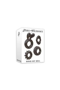 Thumbnail for Zero Tolerance - Ring My Bell Cock Ring Set - Black - Stag Shop