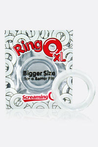Thumbnail for Screaming O - RingO XL Cock Ring - Clear - Stag Shop