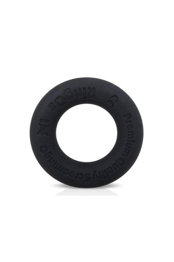 Screaming O - RingO - Ritz Stretchy Silicone Cock Ring - Black - Stag Shop