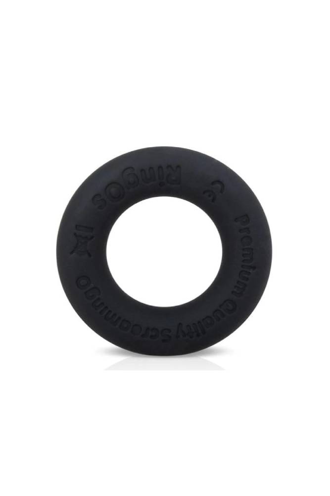 Screaming O - RingO - Ritz Stretchy Silicone Cock Ring - Black - Stag Shop