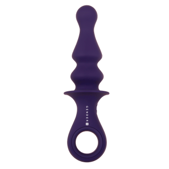 Evolved - Gender X - Ring Pop Vibrating Butt Plug - Purple - Stag Shop