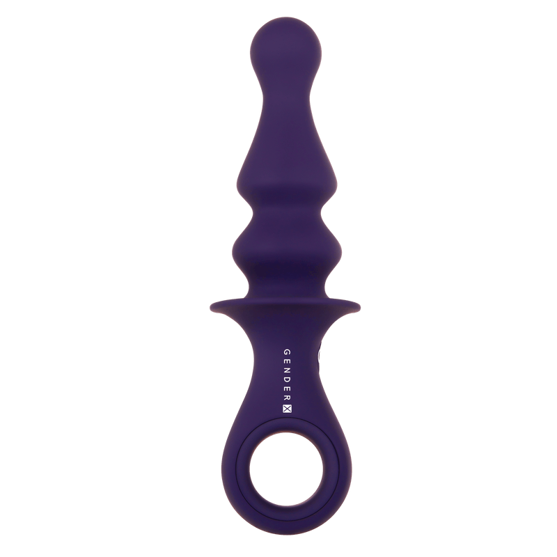 Evolved - Gender X - Ring Pop Vibrating Butt Plug - Purple - Stag Shop