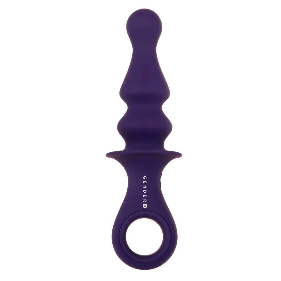 Evolved - Gender X - Ring Pop Vibrating Butt Plug - Purple - Stag Shop