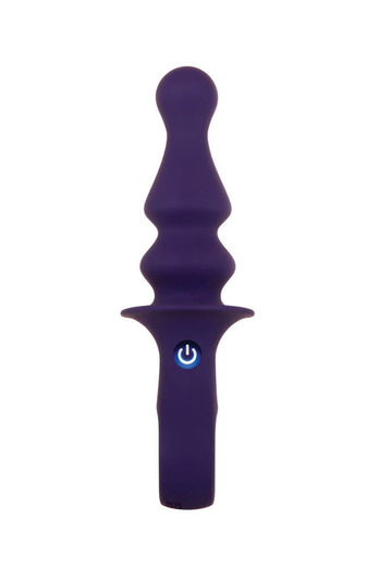 Evolved - Gender X - Ring Pop Vibrating Butt Plug - Purple - Stag Shop