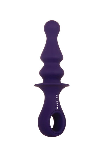 Evolved - Gender X - Ring Pop Vibrating Butt Plug - Purple - Stag Shop