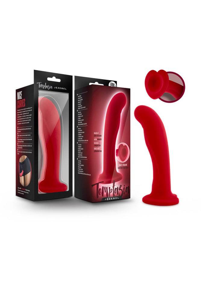 Blush Novelties - Temptasia - Jezebel - Curved Dildo - Stag Shop