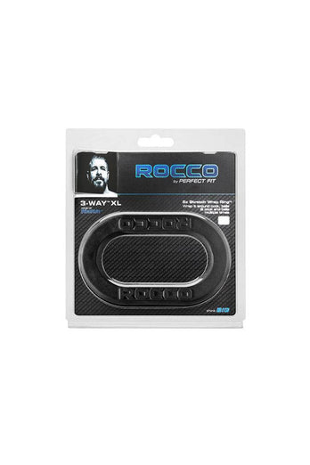 Perfect Fit - Rocco - 3-Way XL Cock Ring - Assorted - Stag Shop