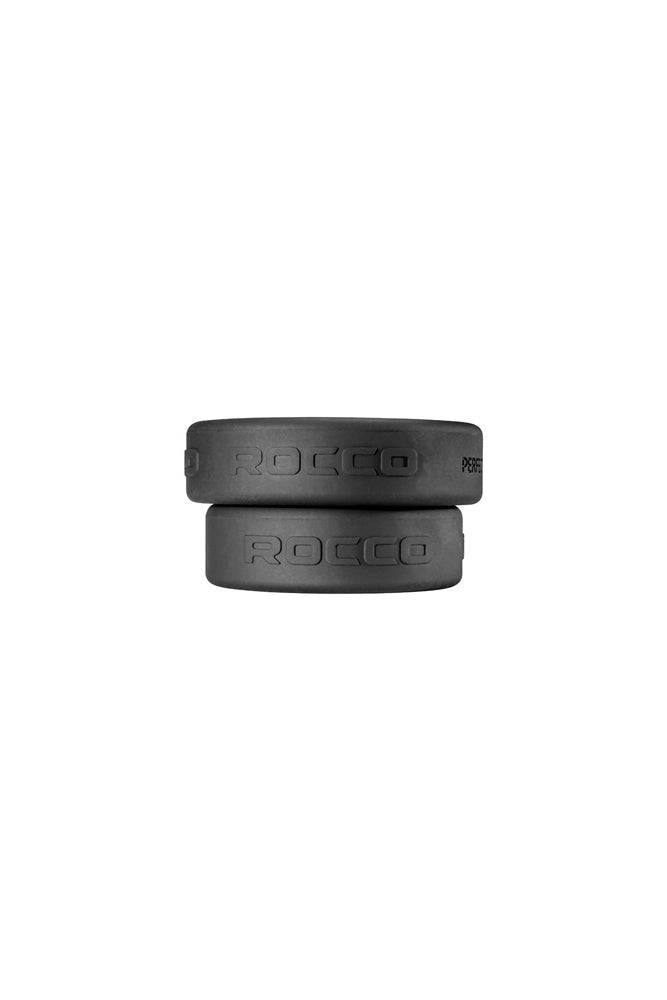 Perfect Fit - Rocco - Steele Hard Cock Ring - Black - Assorted Sizes - Stag Shop