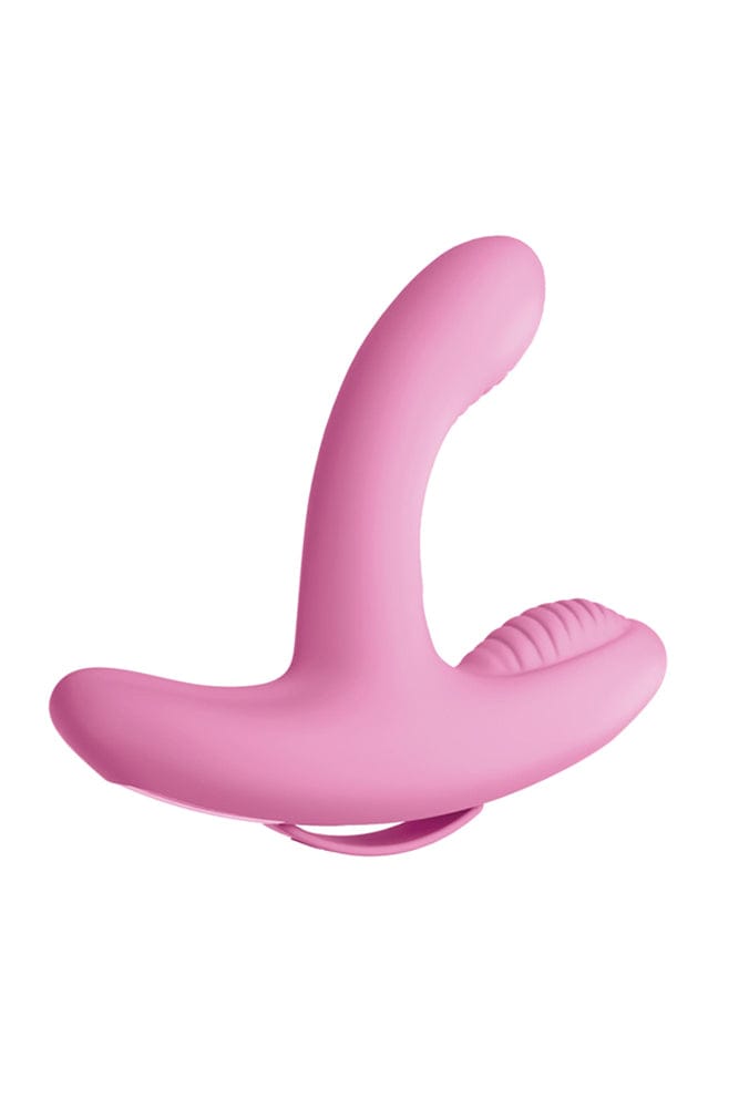Pipedream - 3Some - Rock N' Grind Vibrator - Pink - Stag Shop