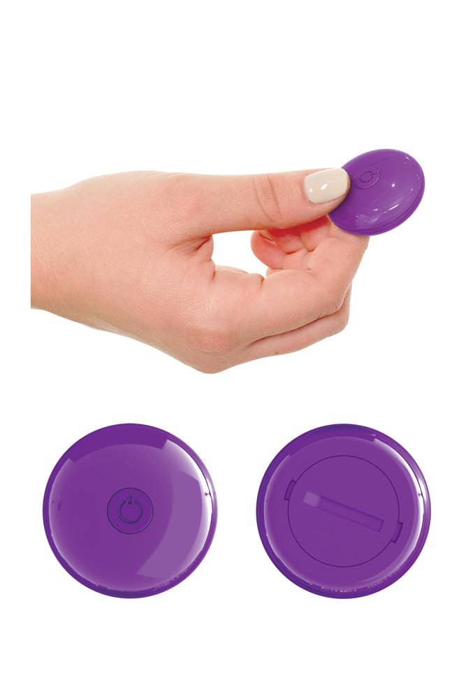 Pipedream - 3Some - Rock N' Ride Triple Vibrator - Purple - Stag Shop