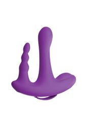 Pipedream - 3Some - Rock N' Ride Triple Vibrator - Purple - Stag Shop