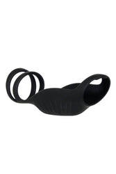 Evolved - Gender X - Rocketeer Vibrating Penis Extension - Black - Stag Shop