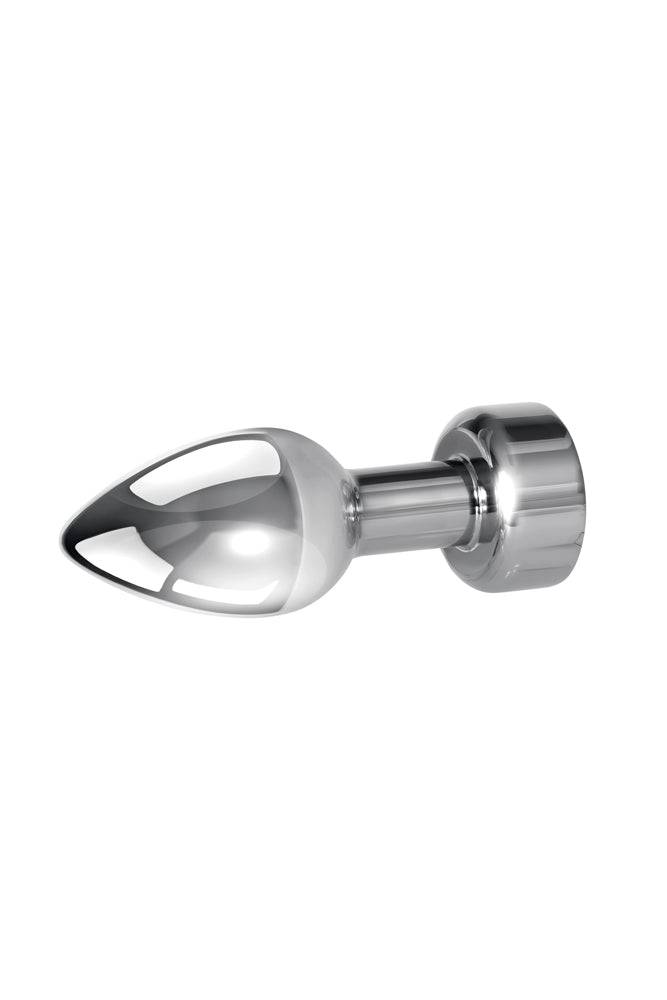 Evolved - Gender X - Rockin Vibrating Metal Plug - Silver - Stag Shop