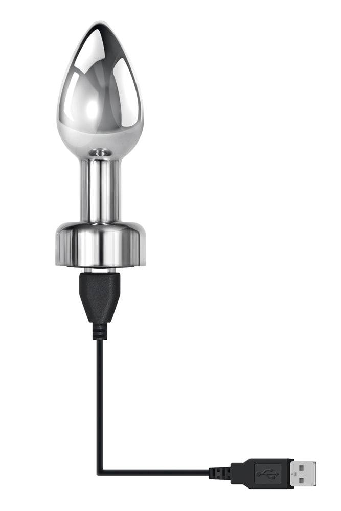 Evolved - Gender X - Rockin Vibrating Metal Plug - Silver - Stag Shop