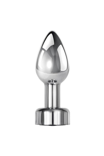 Evolved - Gender X - Rockin Vibrating Metal Plug - Silver - Stag Shop