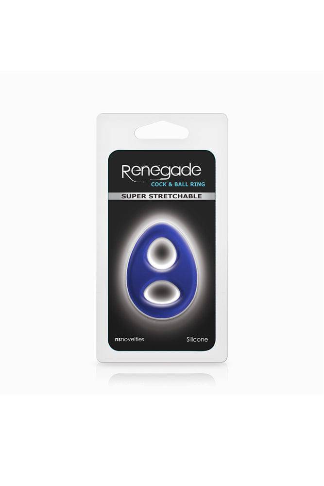 NS Novelties - Renegade - Romeo Soft Cock Ring - Blue - Stag Shop