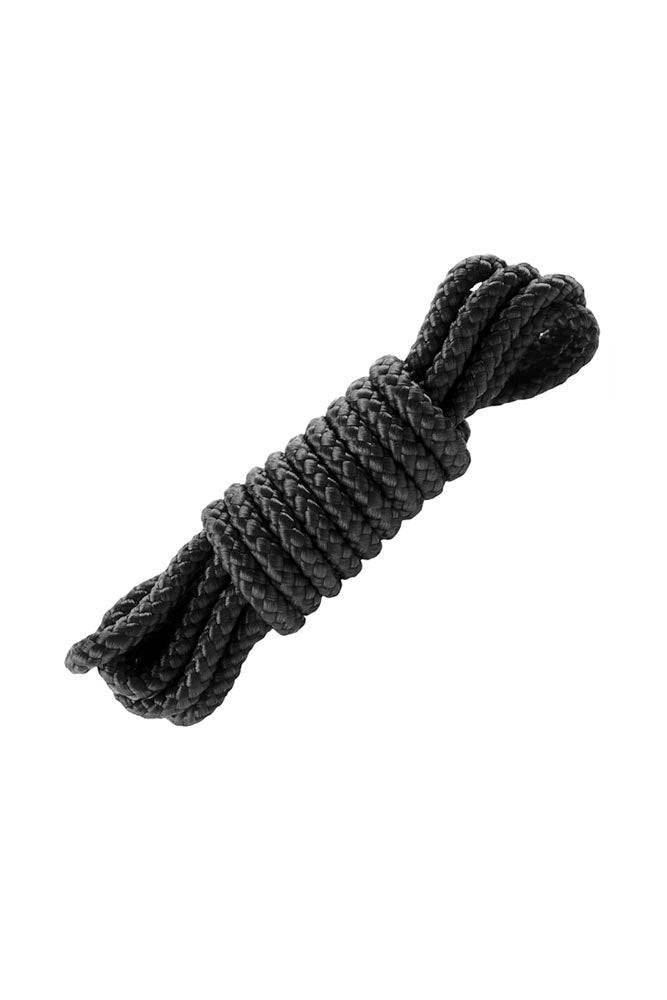 Pipedream - Fetish Fantasy - Mini Silk Rope - Black - Stag Shop