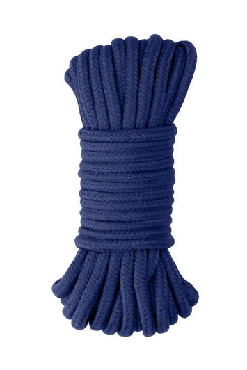 Ouch by Shots Toys - 10MT's Bondage Rope - Sailor Theme - Blue - Stag Shop