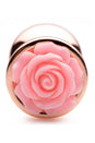 XR Brands - Booty Sparks - Pink Rose Gold Anal Plug - Medium - Stag Shop