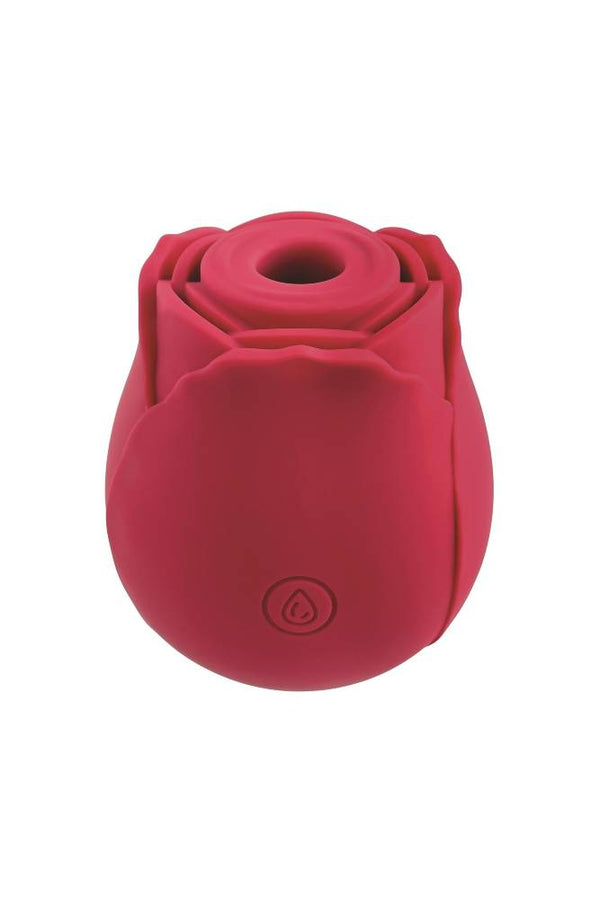 Adam & Eve - Eve's Ravishing Rose Clit Pleaser Air Pulse Stimulator - Red - Stag Shop